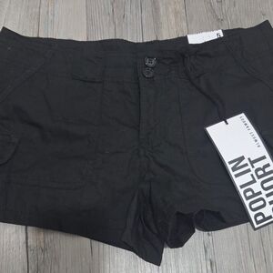 Almost Famous Women's Black Cargo Shorts